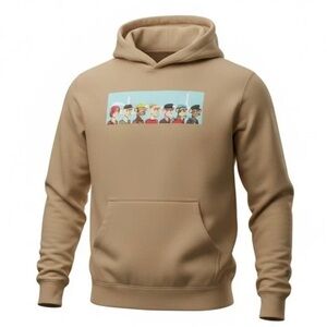 Diamond Suppy x Bored Ape Yacht Club Tan Hoodie Ape All Gang Logo L Pullover